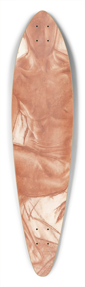 Alexandre Jacovleff - Self-Portrait 39.3 inch art pintail longboard deck