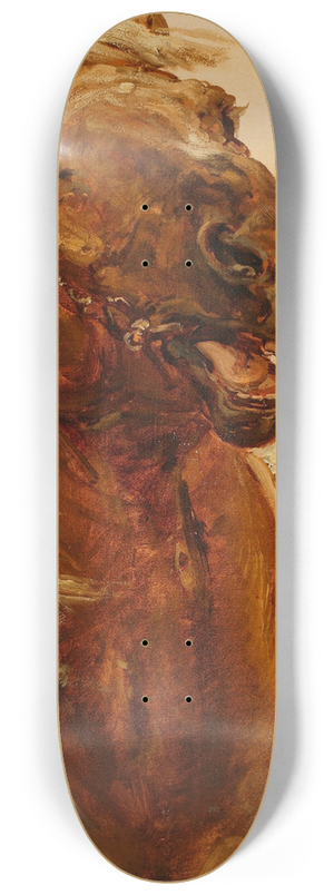 Jan Matejko - Sketch of horses head for the painting Zamoyski at Byczyna 8.25 inch art skate deck Jan Matejko - Sketch of horses head for the painting Zamoyski at Byczyna 8.25 inch art skate deck