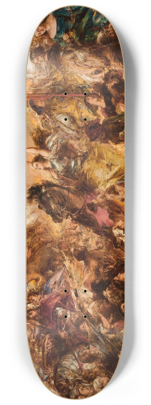 Jan Matejko - The Maid of Orleans 8.25 inch art skate deck