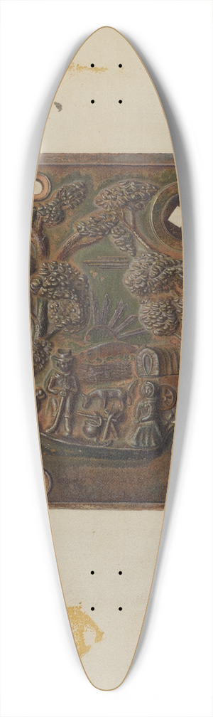 Alf Bruseth - Door Lock 39.3 inch art pintail longboard deck