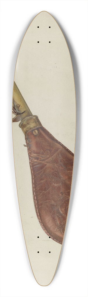 Alf Bruseth - Powder Flask 39.3 inch art pintail longboard deck