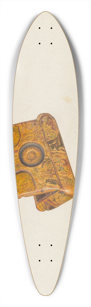 Alf Bruseth - Snuff Box 39.3 inch art pintail longboard deck