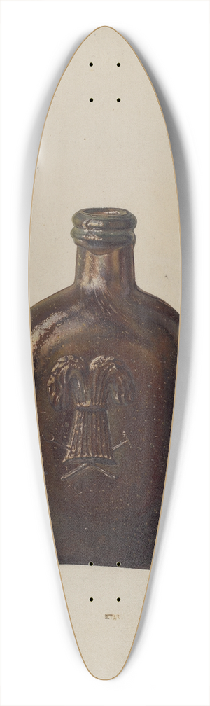Alf Bruseth - Whiskey Flask 39.3 inch art pintail longboard deck