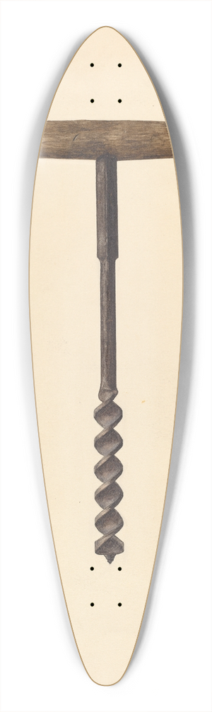 Alfonso Moreno - Auger 39.3 inch art pintail longboard deck