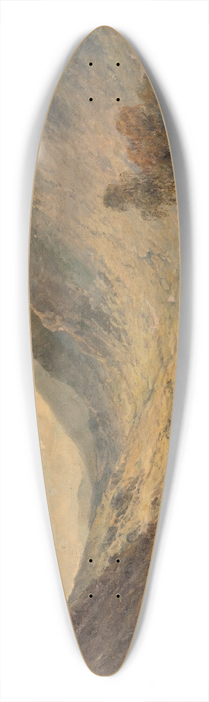 Alfred de Branski - Loch Katrine 39.3 inch art pintail longboard deck