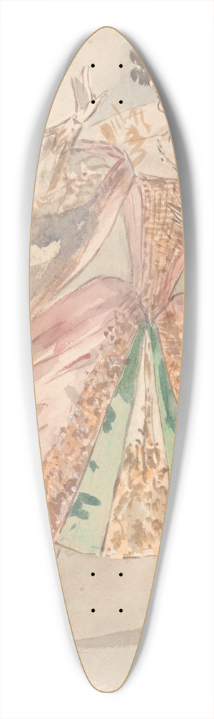 Alfred Edward Chalon - A Dancer 39.3 inch art pintail longboard deck