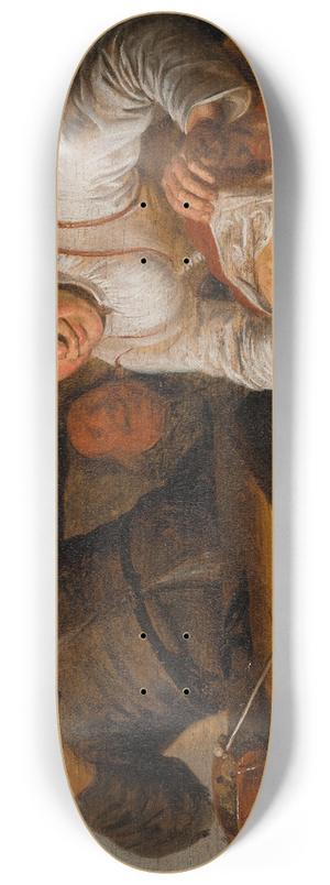 Jan Miense Molenaer - The Five Senses,Smell 8.25 inch art skate deck Jan Miense Molenaer - The Five Senses,Smell 8.25 inch art skate deck