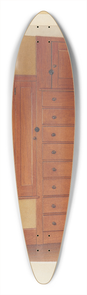 Alfred H. Smith - Built-in Cupboard and Drawers 39.3 inch art pintail longboard deck