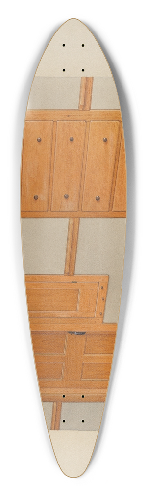 Alfred H. Smith - Built-in Drawers and Cupboards 39.3 inch art pintail longboard deck