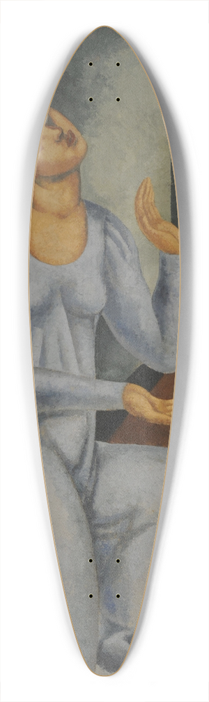 Alfredo Guttero - Annunciation 39.3 inch art pintail longboard deck