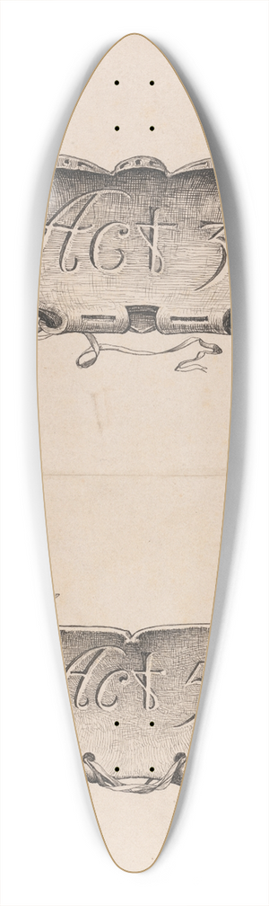Alfred Parsons - She Stoops to Conquer Act 3, Act 5 39.3 inch art pintail longboard deck
