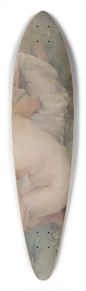 Alfred Philippe Roll - Bathers 39.3 inch art pintail longboard deck