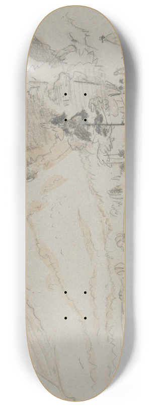 Jan Nowopack - By a Lake 8.25 inch art skate deck