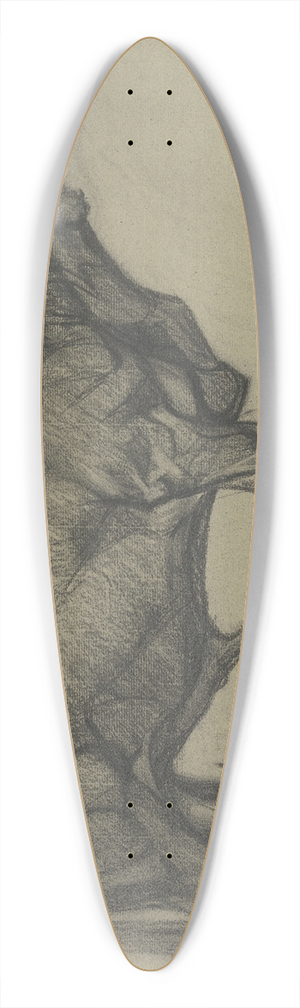 Alfred Schnaars - Stier nach rechts stehend 39.3 inch art pintail longboard deck