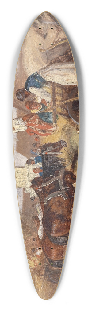 Alfred Steinacker - Am Tpfermarkt 39.3 inch art pintail longboard deck