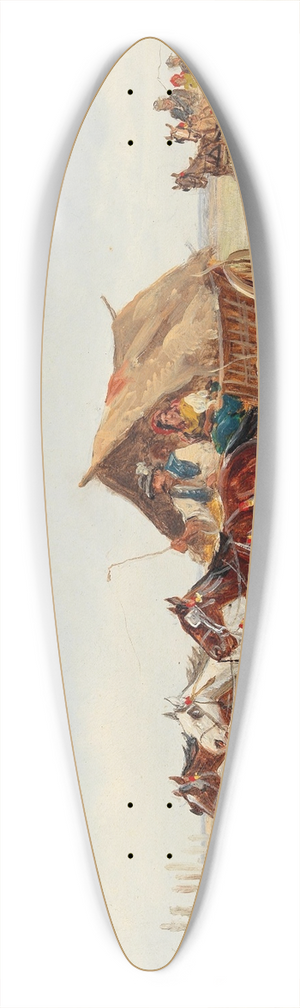 Alfred Steinacker - Partie auf der Landstrae 39.3 inch art pintail longboard deck