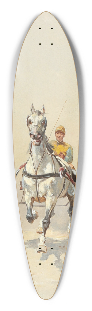 Alfred Steinacker - Traber im Training 39.3 inch art pintail longboard deck