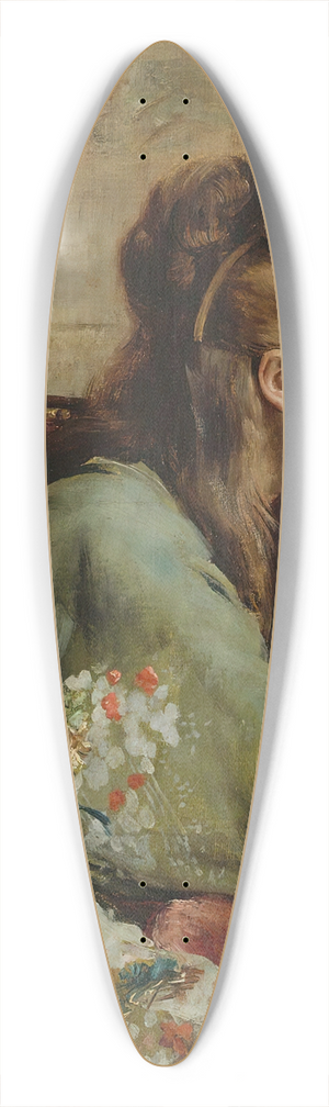 Alfred Stevens - Meditation 39.3 inch art pintail longboard deck
