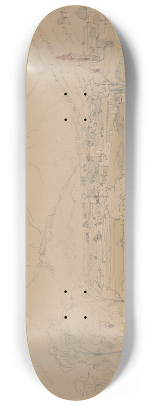 Jan Nowopack - Mountain Village 8.25 inch art skate deck