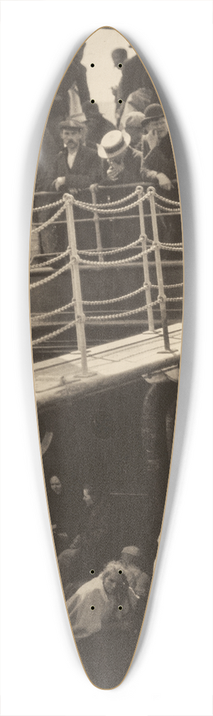 Alfred Stieglitz - The Steerage 39.3 inch art pintail longboard deck
