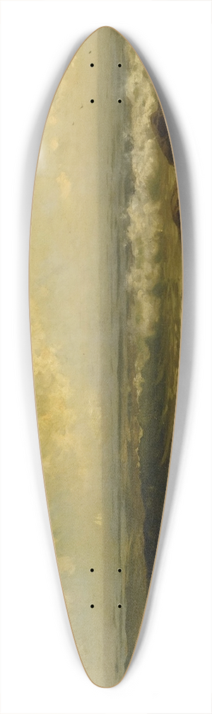 Alfred Thompson Bricher - On the Coast 39.3 inch art pintail longboard deck