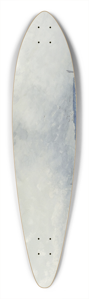 Alfred Thompson Bricher - Reflected Reeds 39.3 inch art pintail longboard deck