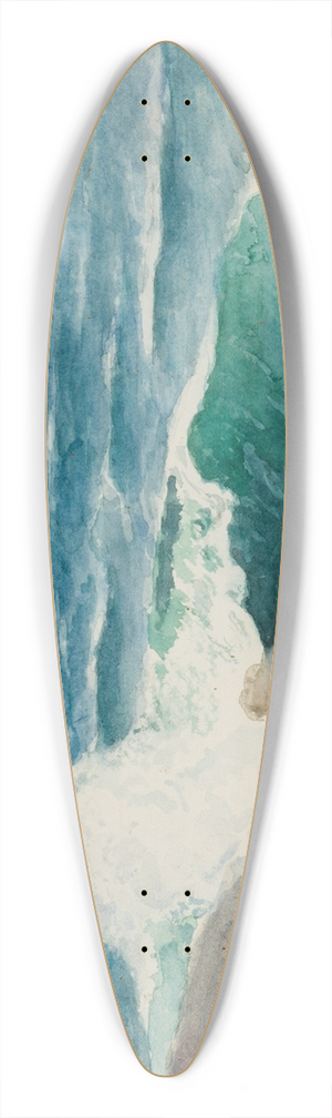 Alfred Thrne - The Braker 39.3 inch art pintail longboard deck
