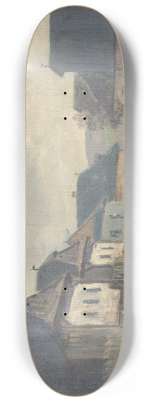 Jan Nowopack - Village Square 8.25 inch art skate deck