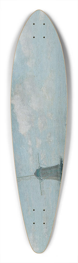 Alfred Zoff - Dorf auf der Dne 39.3 inch art pintail longboard deck