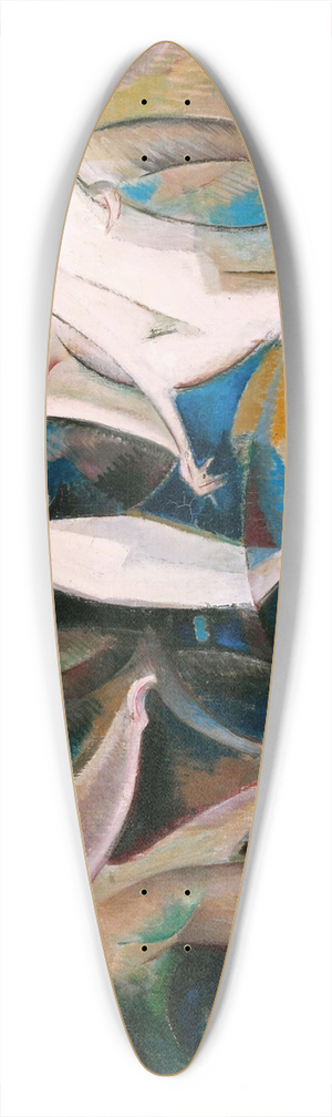 Alice Bailly - Beauties Fancy 39.3 inch art pintail longboard deck
