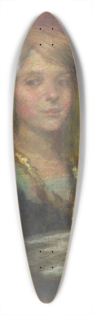 Alice Pike Barney - Bertha 39.3 inch art pintail longboard deck