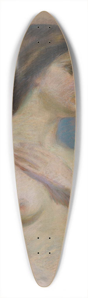 Alice Pike Barney - Nude 39.3 inch art pintail longboard deck