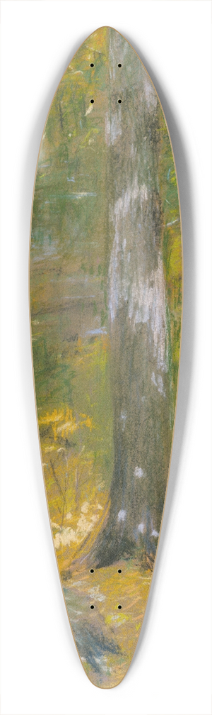 Alice Pike Barney - Onteora 39.3 inch art pintail longboard deck