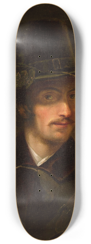 Jan Piotr uczyski - Self-portrait 8.25 inch art skate deck