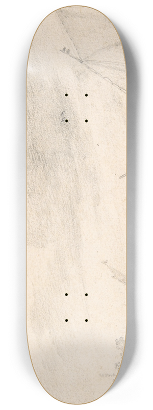 Jan Porcellis - River Landscape 8.25 inch art skate deck