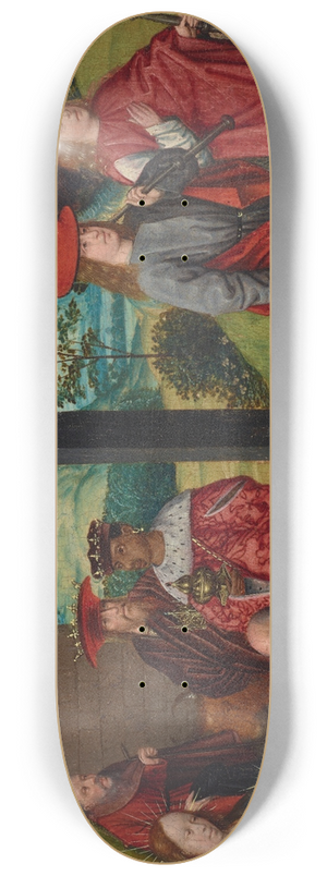 Jan Provoost - The Adoration of the Magi with Tobias and the Angel 8.25 inch art skate deck