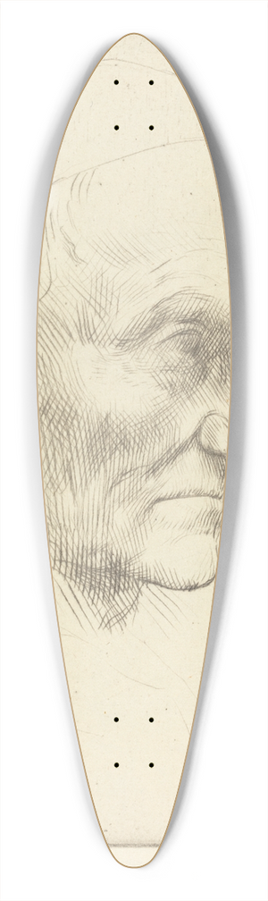 Alphonse Legros - Cardinal Manning, 3rd plate 39.3 inch art pintail longboard deck