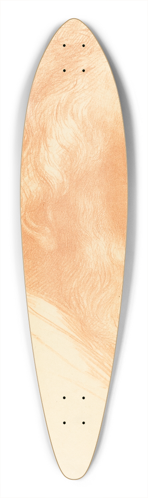 Alphonse Legros - Self-Portrait, 10th plate 39.3 inch art pintail longboard deck