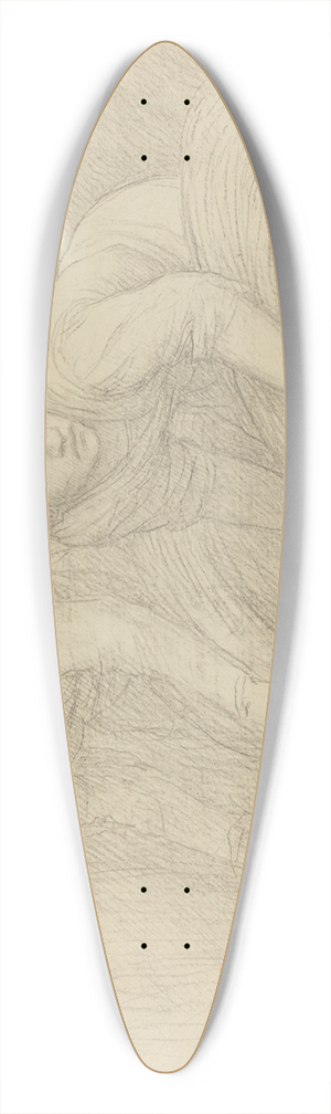 Alphonse Legros - The Reapers 39.3 inch art pintail longboard deck