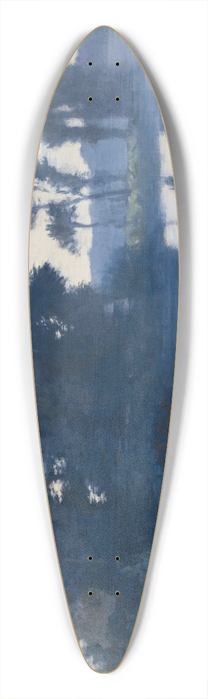 Alphonse Osbert - La tombe du soir sur lOise 39.3 inch art pintail longboard deck