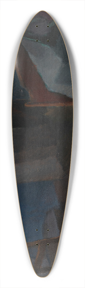 Alvar Cawn - Interior 39.3 inch art pintail longboard deck