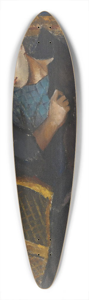 Alvar Cawn - The Convalescent 39.3 inch art pintail longboard deck