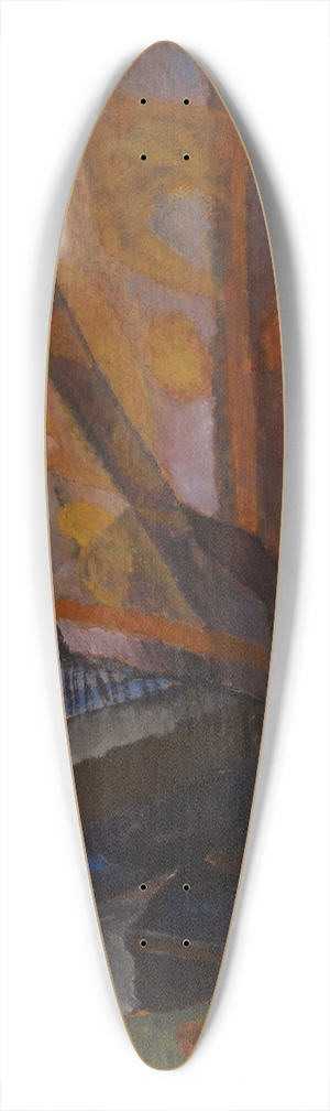 Alvar Cawn - Window 39.3 inch art pintail longboard deck