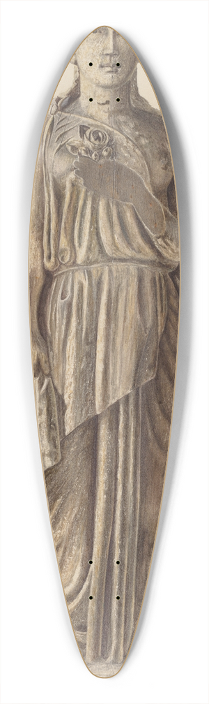 Alvin M. Gully - Circus Wagon Figure 39.3 inch art pintail longboard deck
