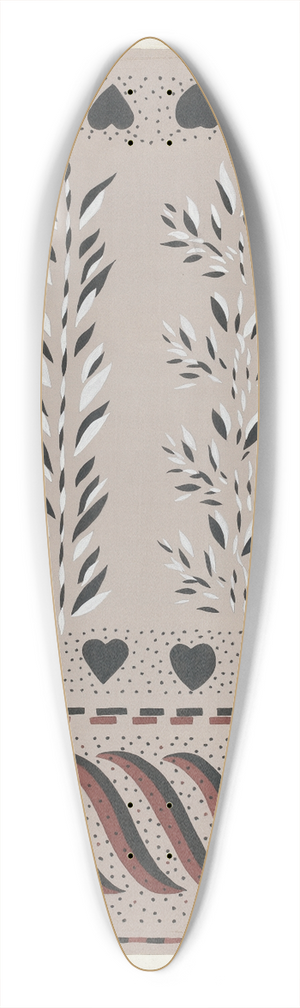 Alvin M. Gully - Wall Decoration Below Chair Rail 39.3 inch art pintail longboard deck