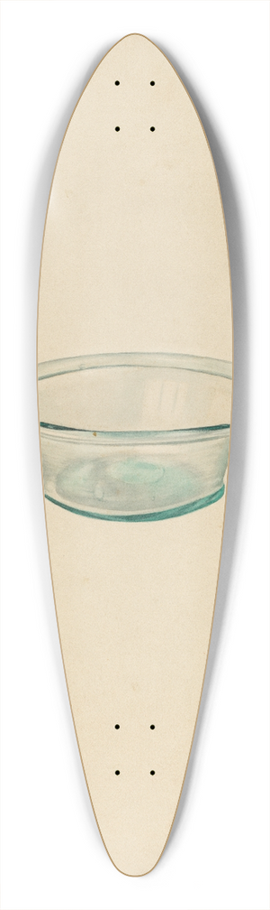 Alvin Shiren - Blown Glass 39.3 inch art pintail longboard deck