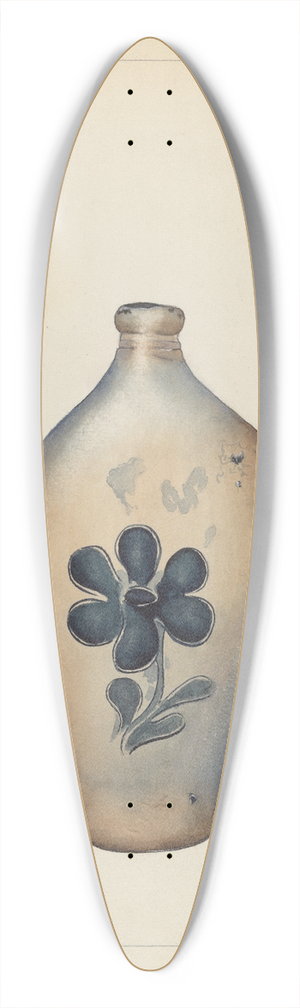 Alvin Shiren - Flask 39.3 inch art pintail longboard deck