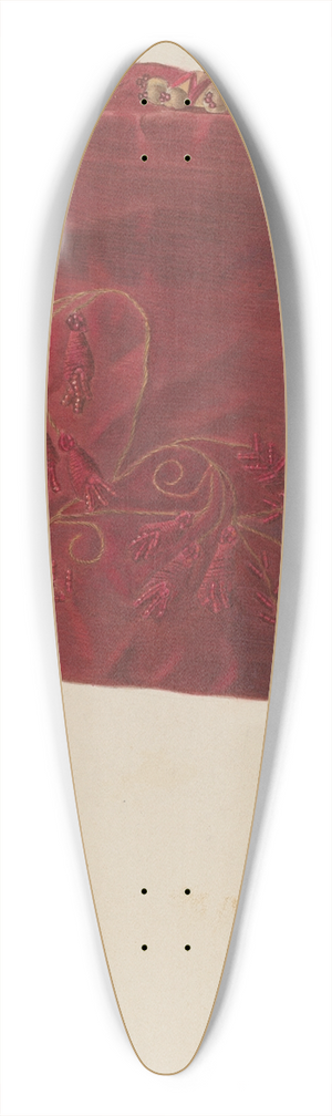 Alvin Shiren - Smoking Cap 39.3 inch art pintail longboard deck