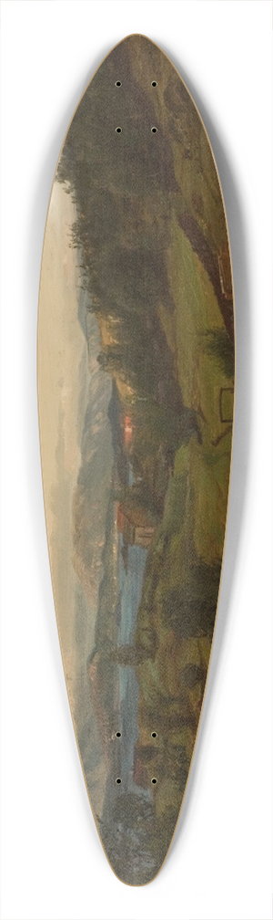 Amaldus Nielsen - Aften, Stord 39.3 inch art pintail longboard deck