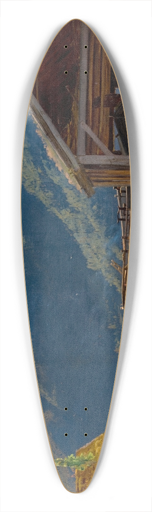 Amaldus Nielsen - Fra Eide, Hardanger 39.3 inch art pintail longboard deck